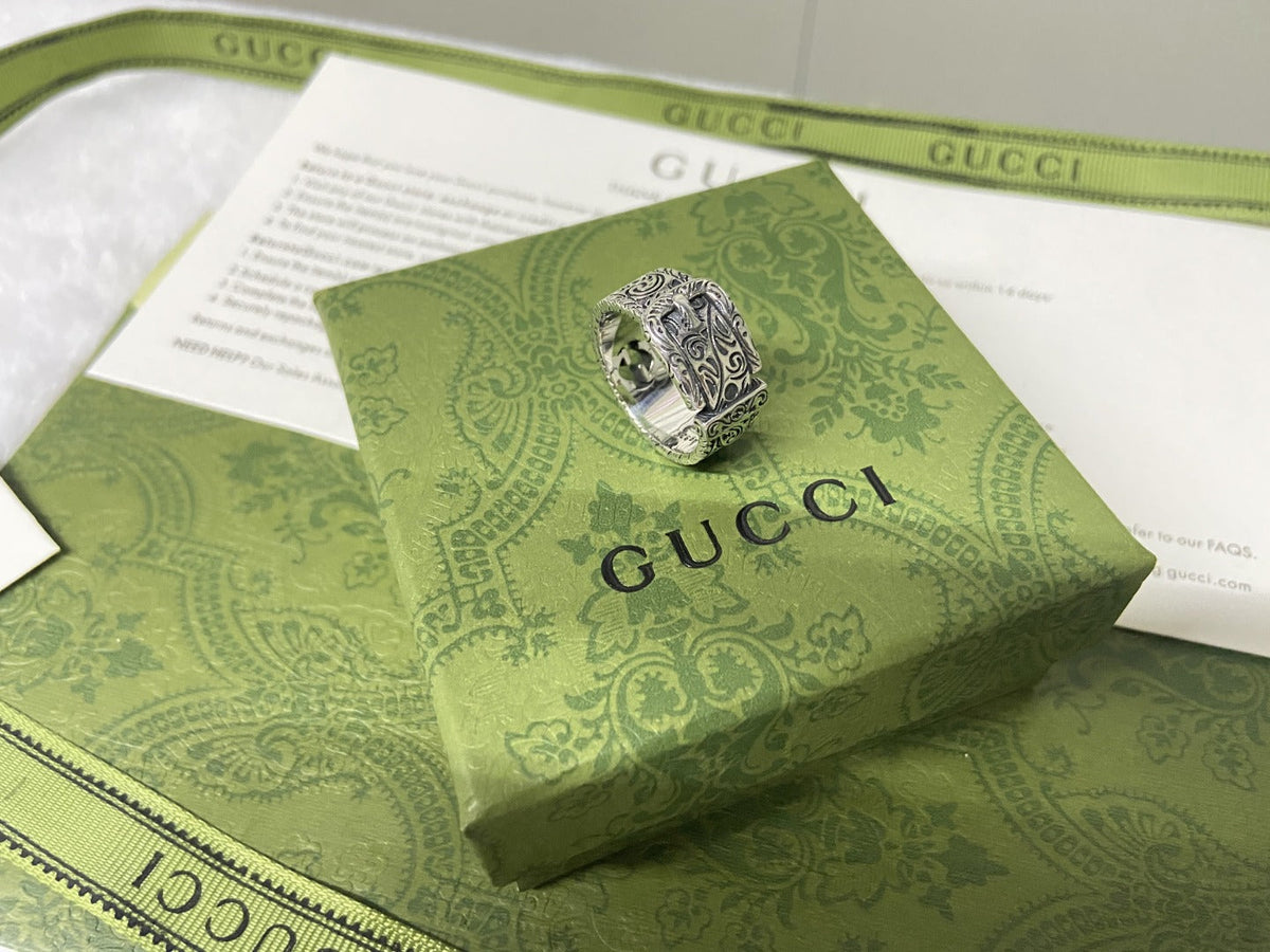 Gucci Double G Garden Gatto Ring