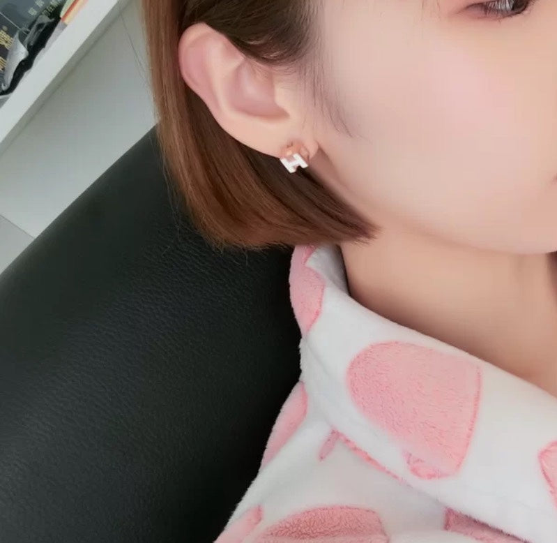 Hermes Cage D'H Earrings