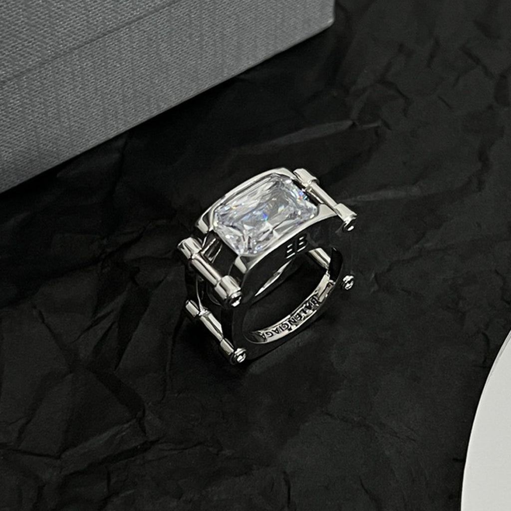 Balenciaga Crystal Ring - 18K Gold