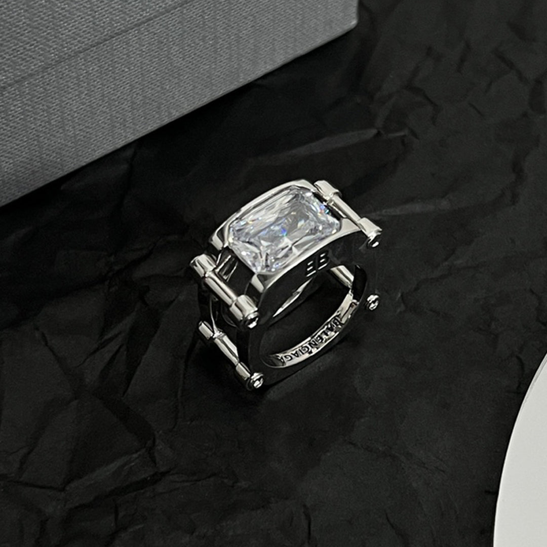 Balenciaga Crystal Ring - 18K Gold