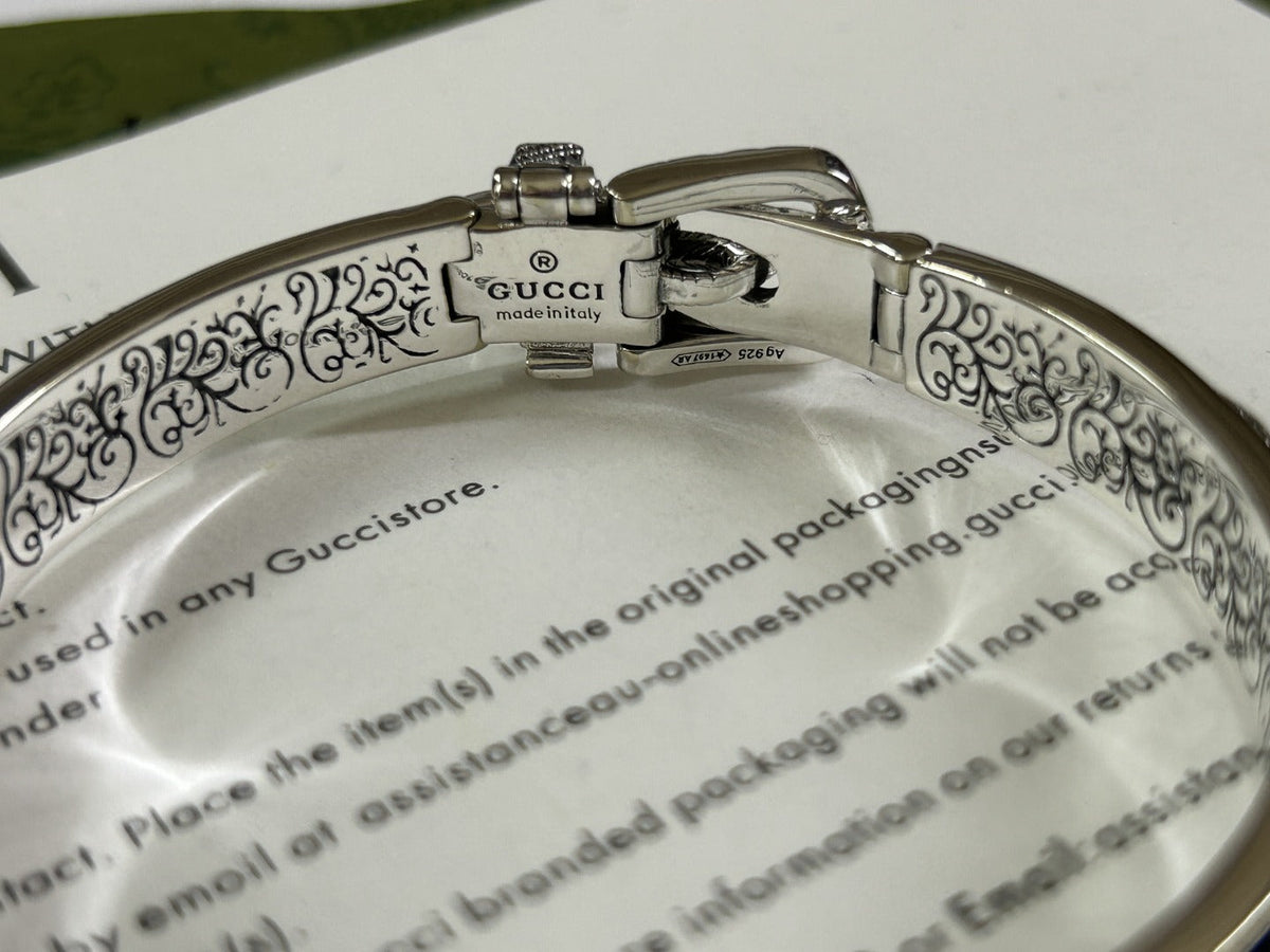 Gucci Double G Garden Blue Bracelet