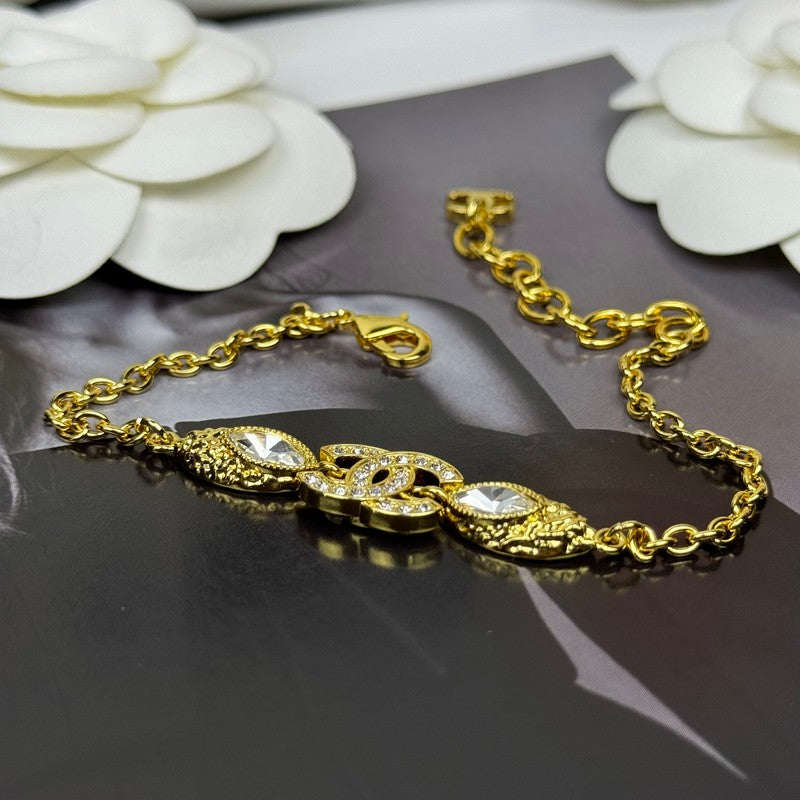 Chanel 26C Diamond Gold Bracelet