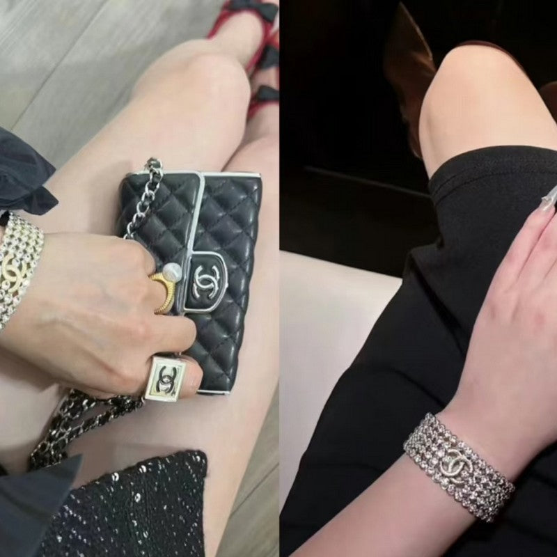 Chanel Diamond Cuff Bracelet