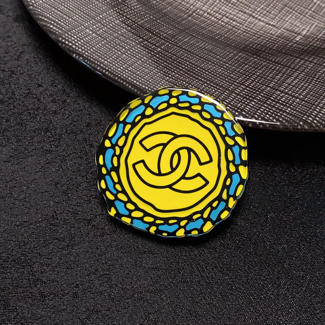 Chanel Color Brooch