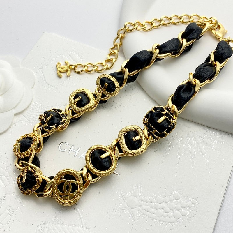 Chanel 2024 Leather Necklace