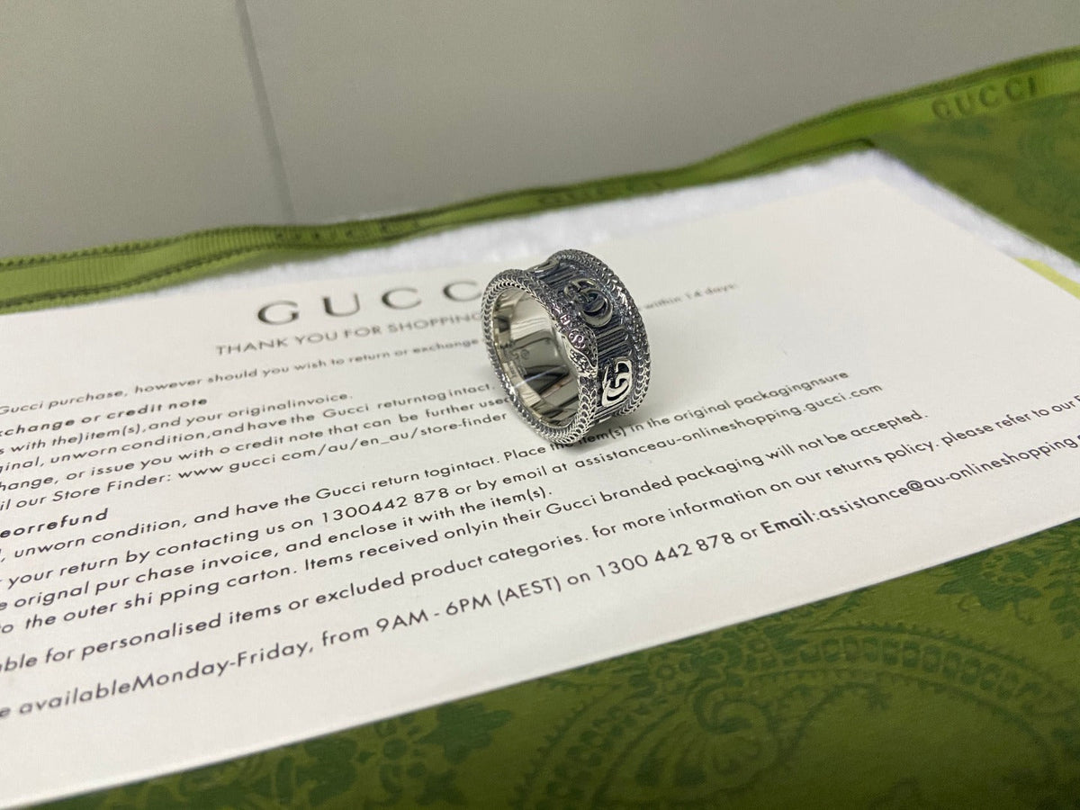 Gucci Double G Snake Ring