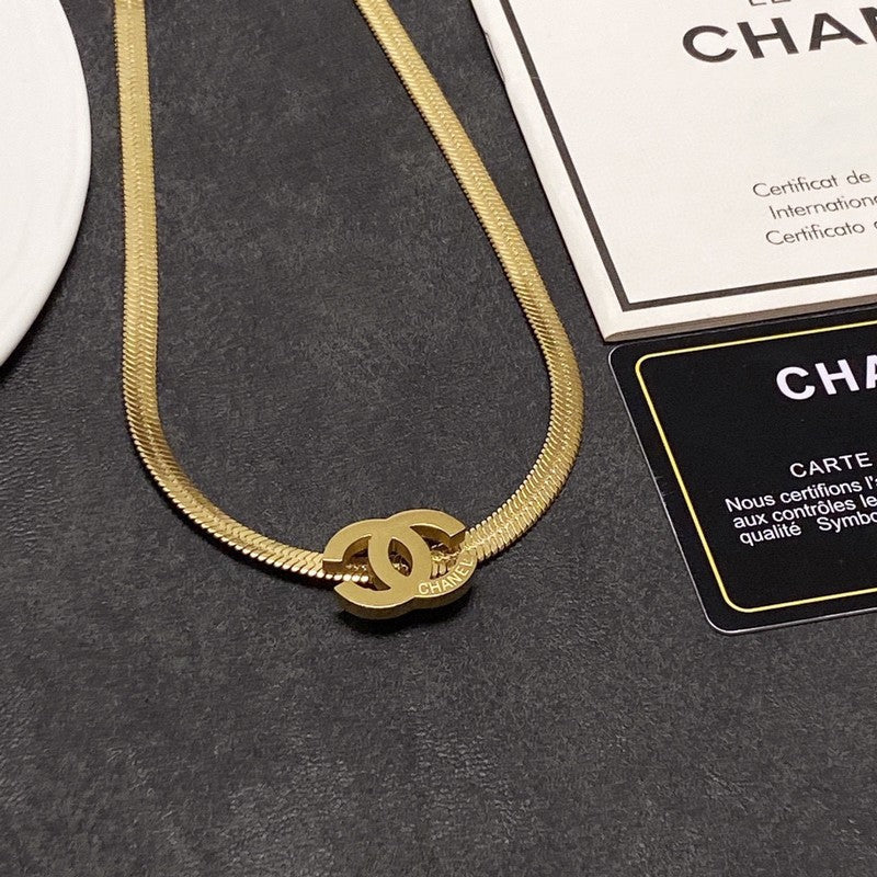 Chanel Gold Choker Necklace