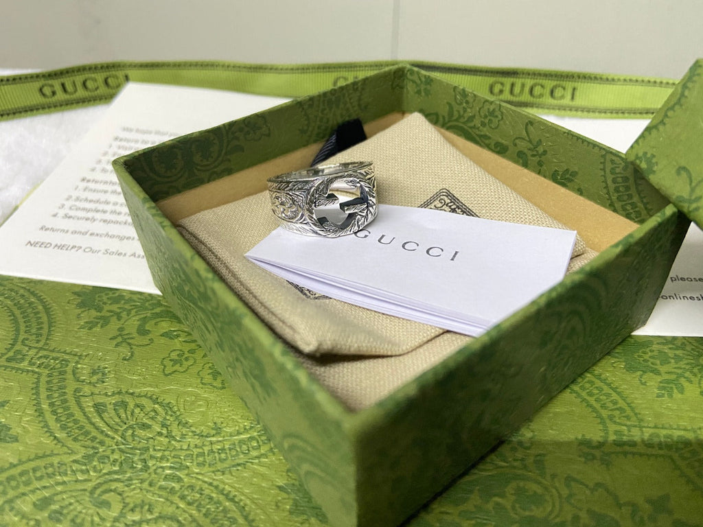 Gucci Double G Interlocking G Ring