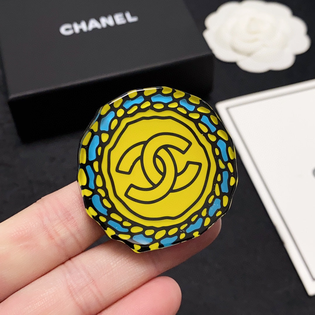 Chanel Color Brooch