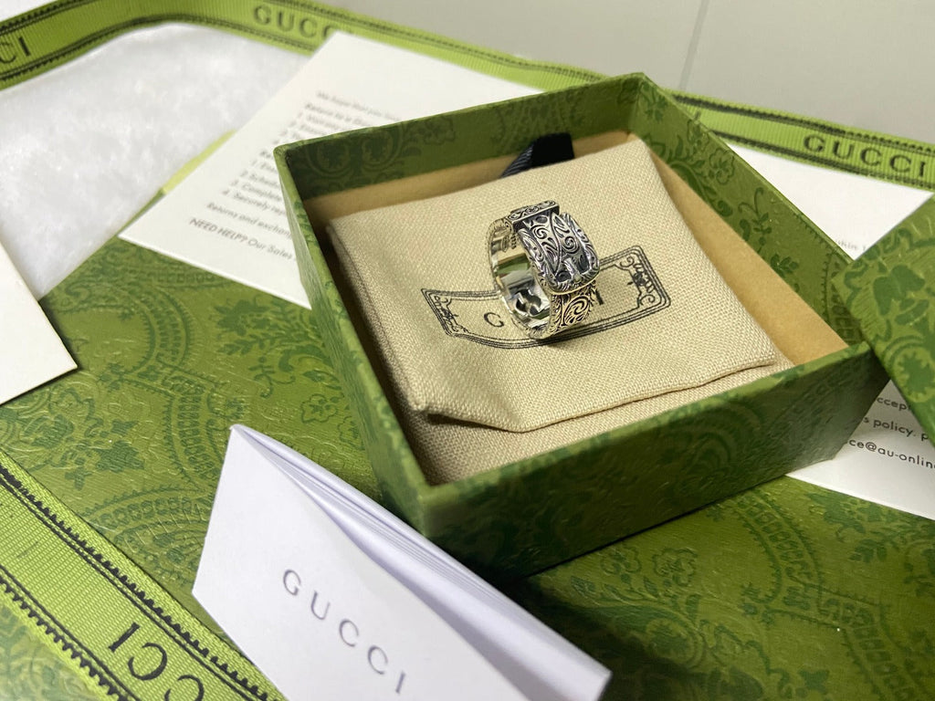 Gucci Double G Garden Gatto Ring