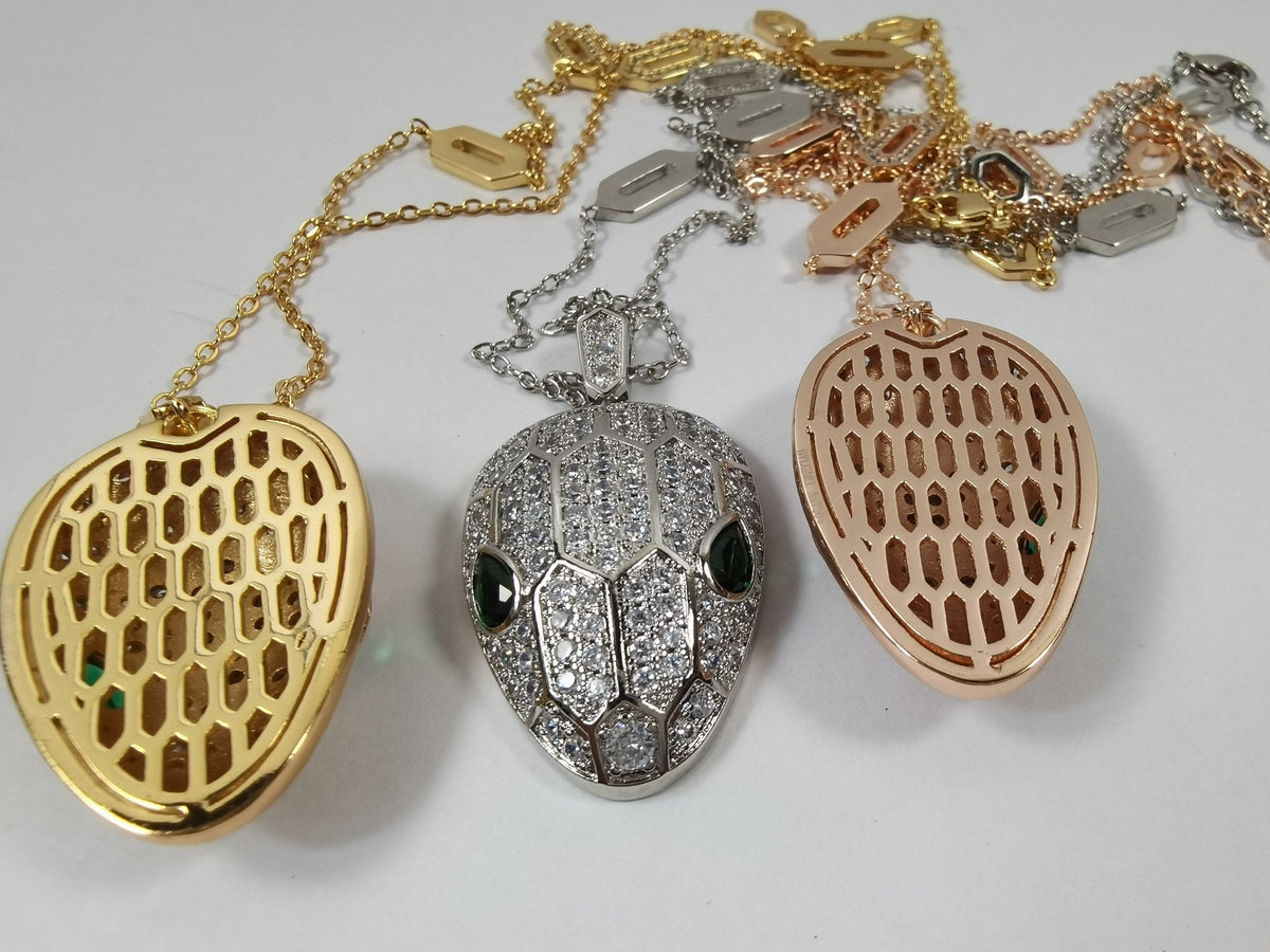 Bvlgari Serpenti Emerald Necklace - 18K Gold