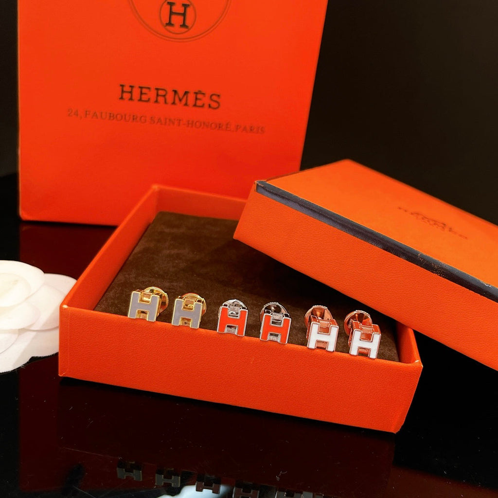 Hermes Cage D'H Earrings
