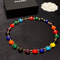 Chanel Color Beads Necklace