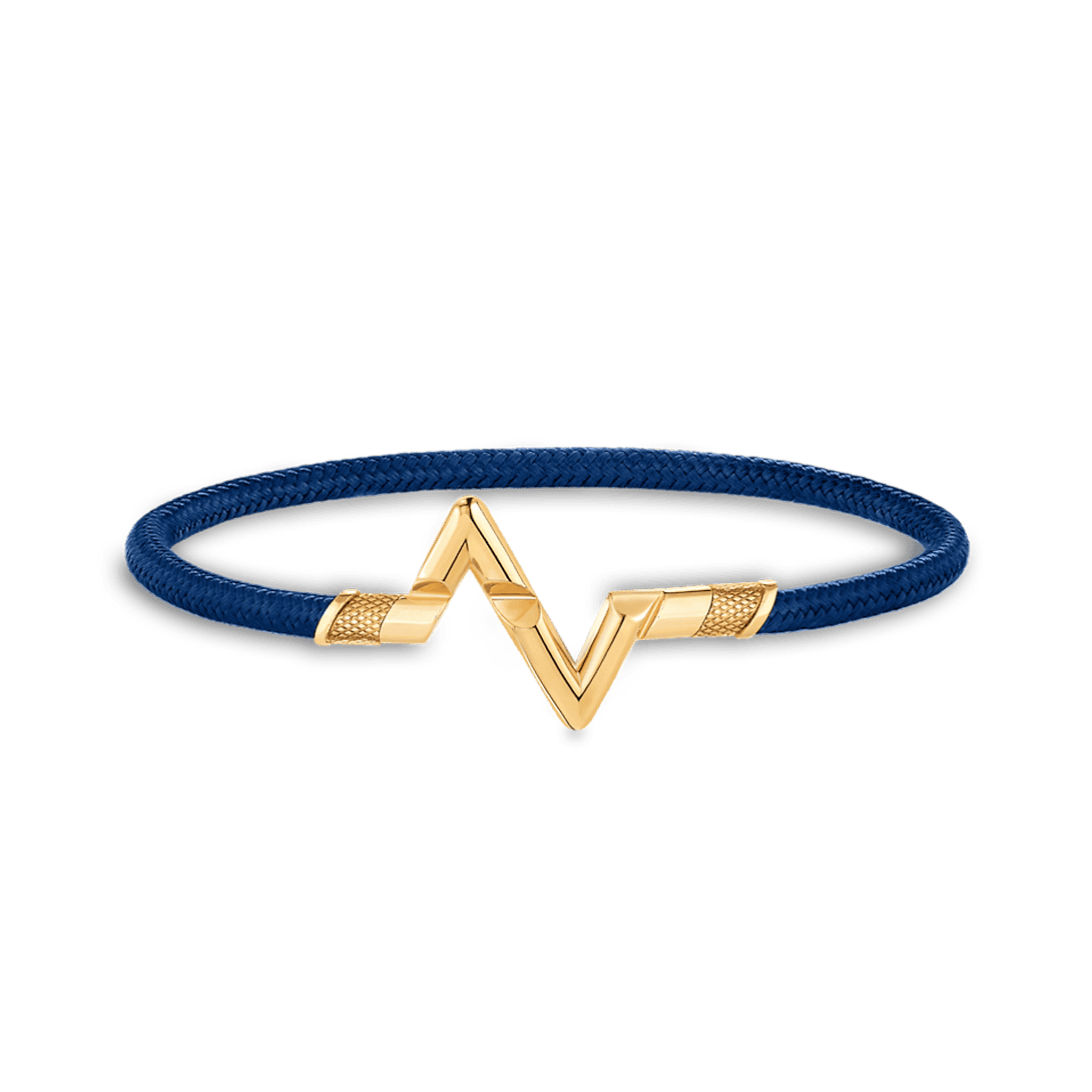 Louis Vuitton Volt Upside Down Play Blue Bracelet